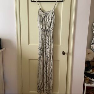 Green Tie-Dye Maxi Dress